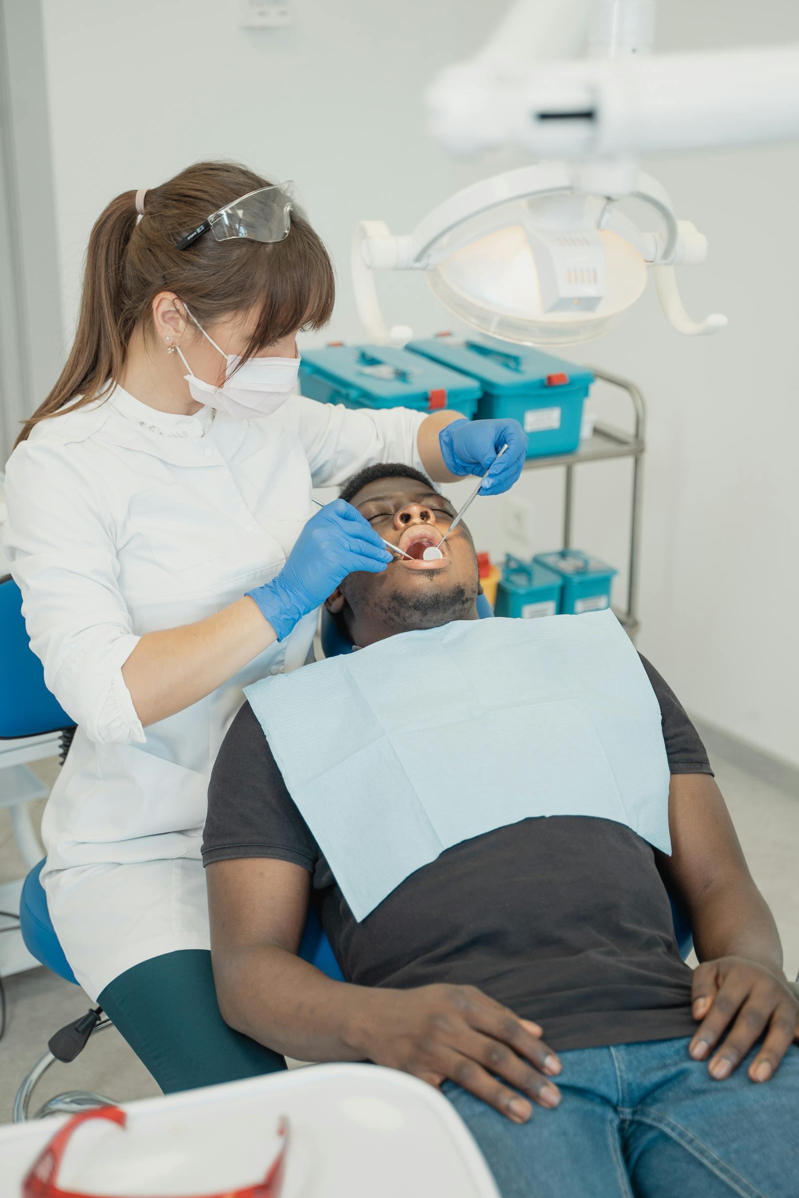 Treatment at the clinic